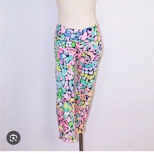 Lilly Pulitzer Colorful Cropped Leggings perfect used condition